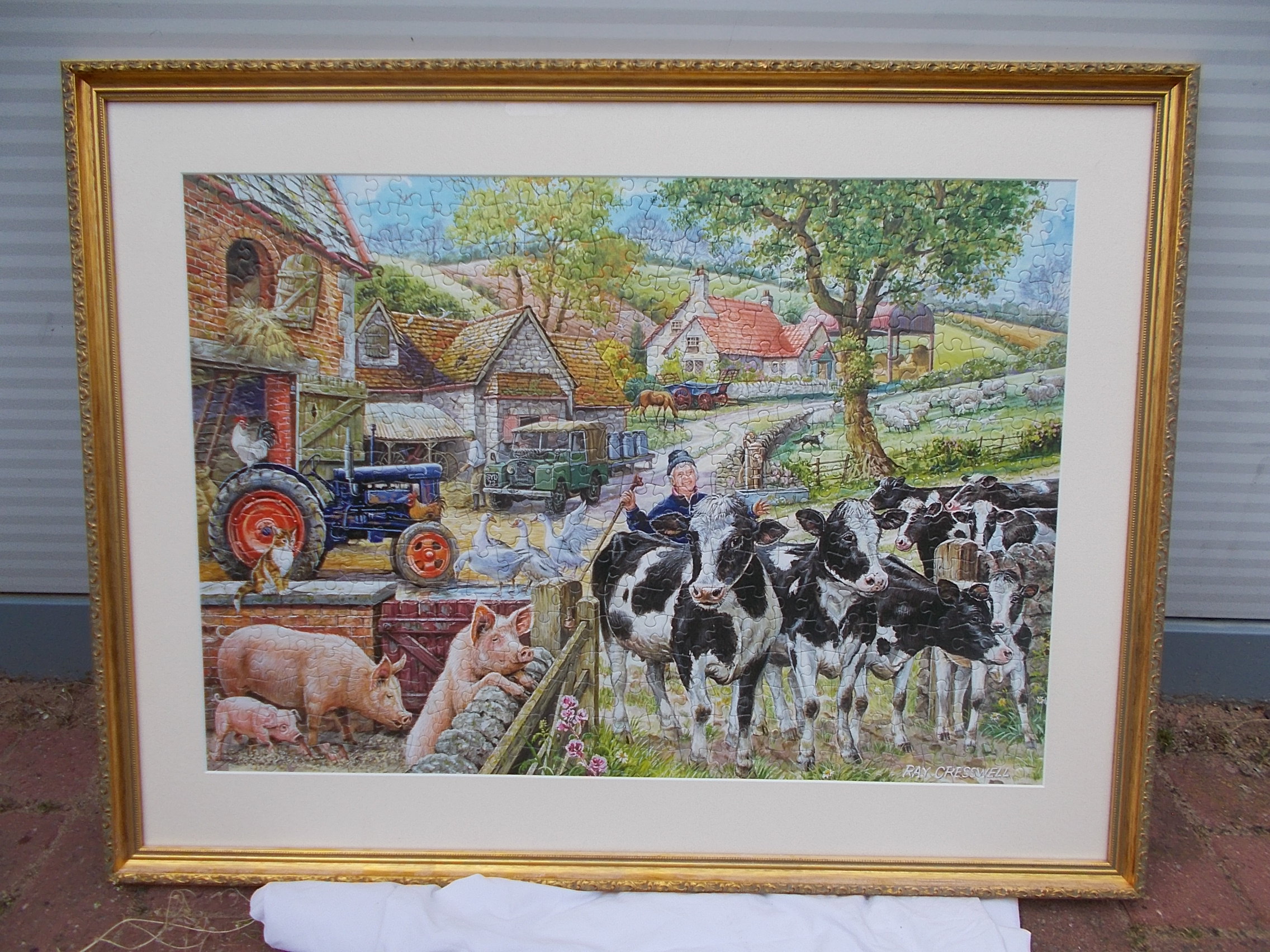 Ray Cresswell Framed Jigsaw Picture