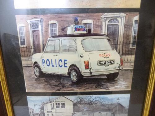 Vintage Police Motor Car Picture