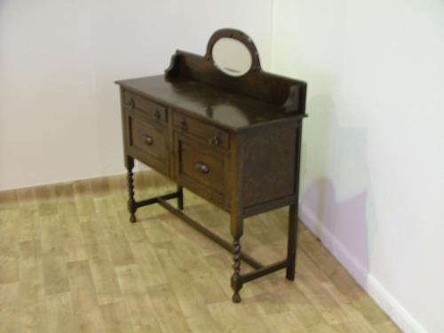 Vintage Dark Oak Cabinet