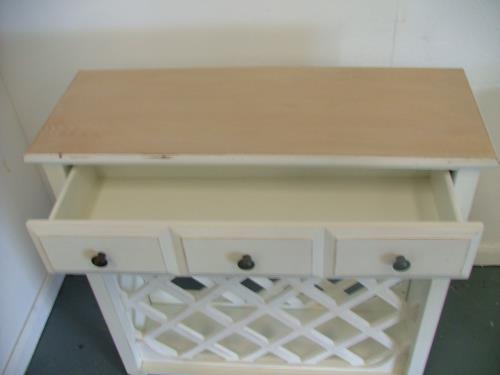 Wine Rack With Drawer