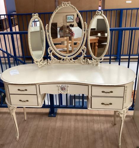 Cream French Style Dressing Table 
