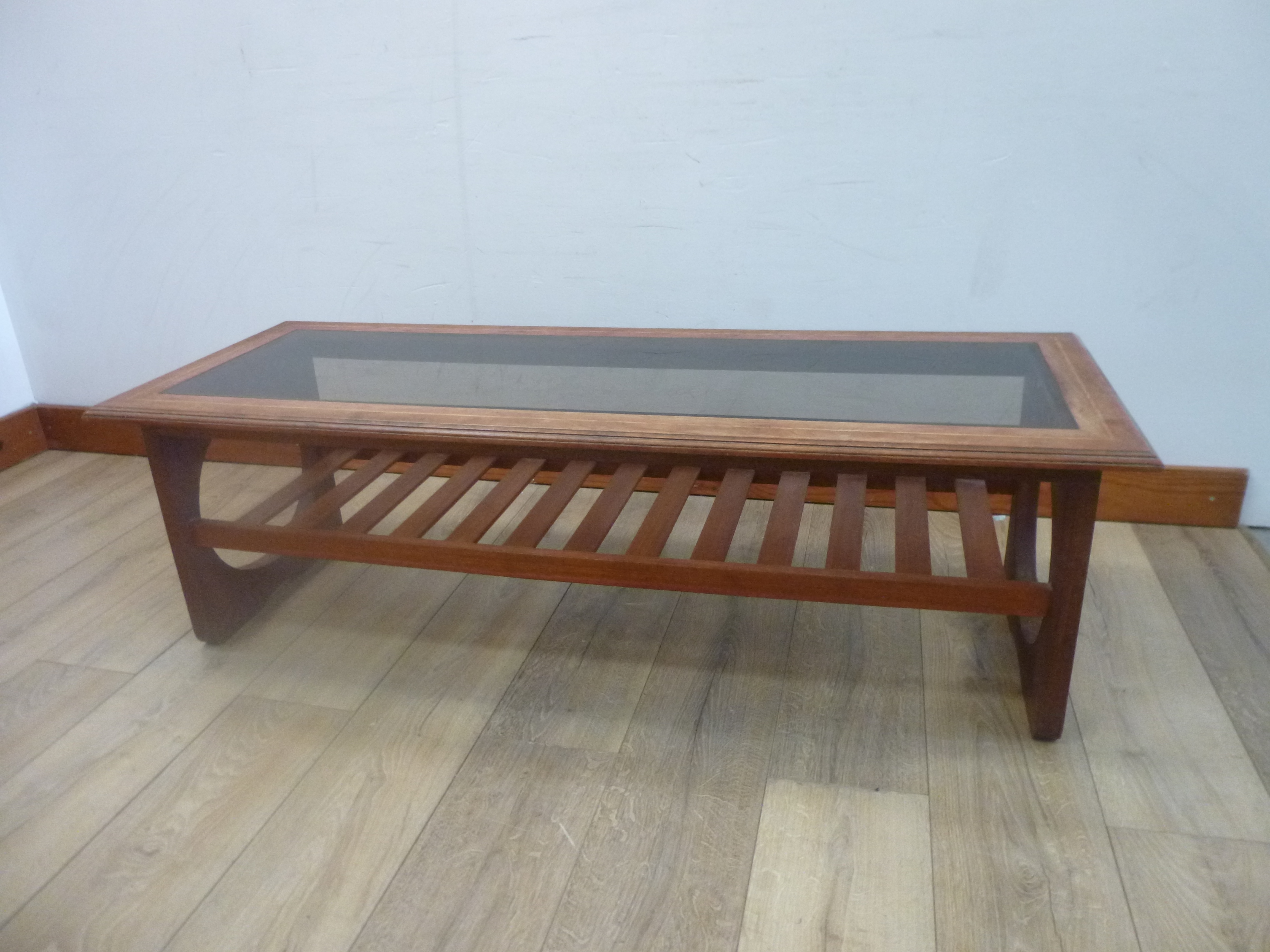 Coffee Table with Smoked Glass Top