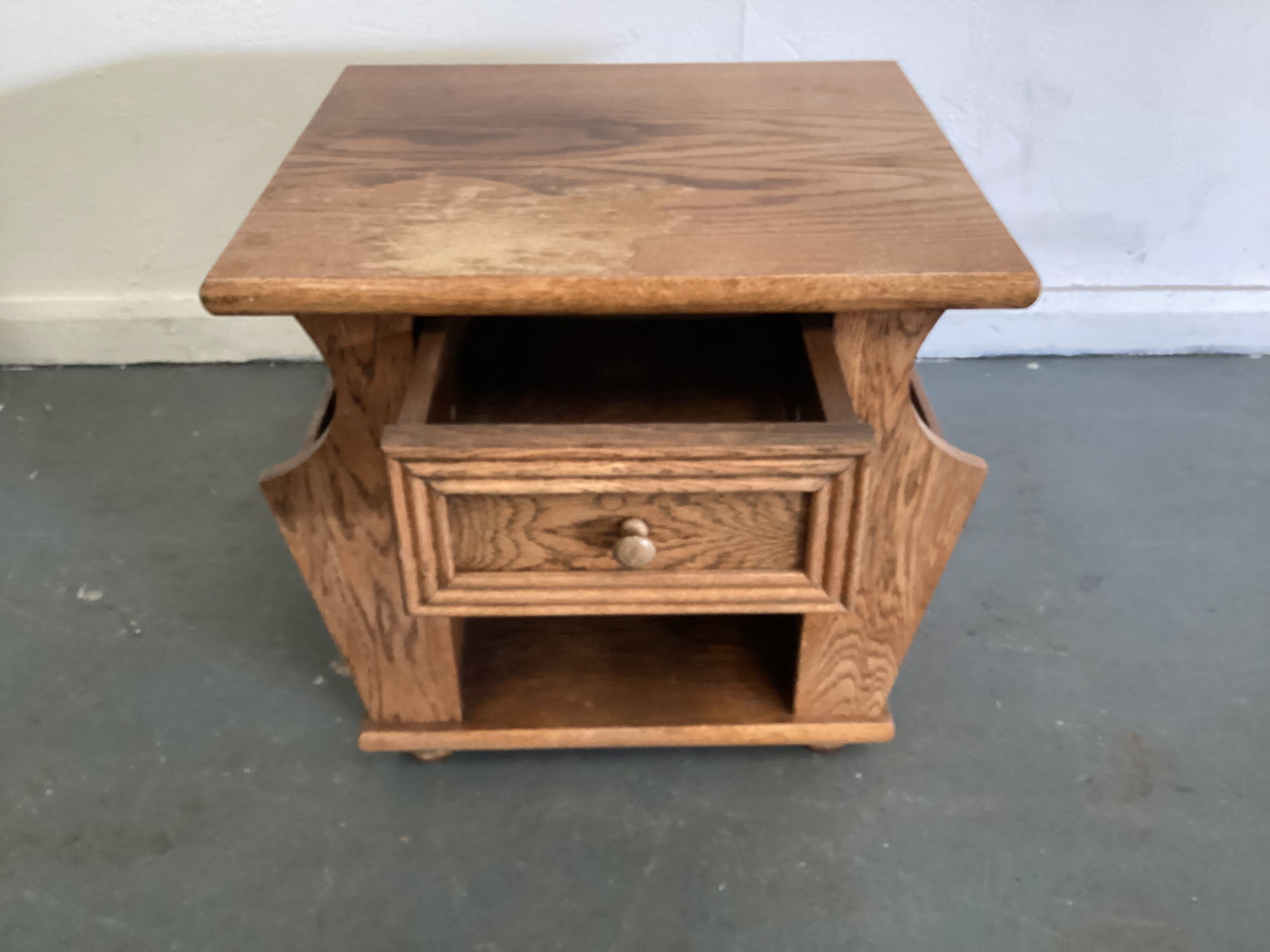    Wooden Sidetable