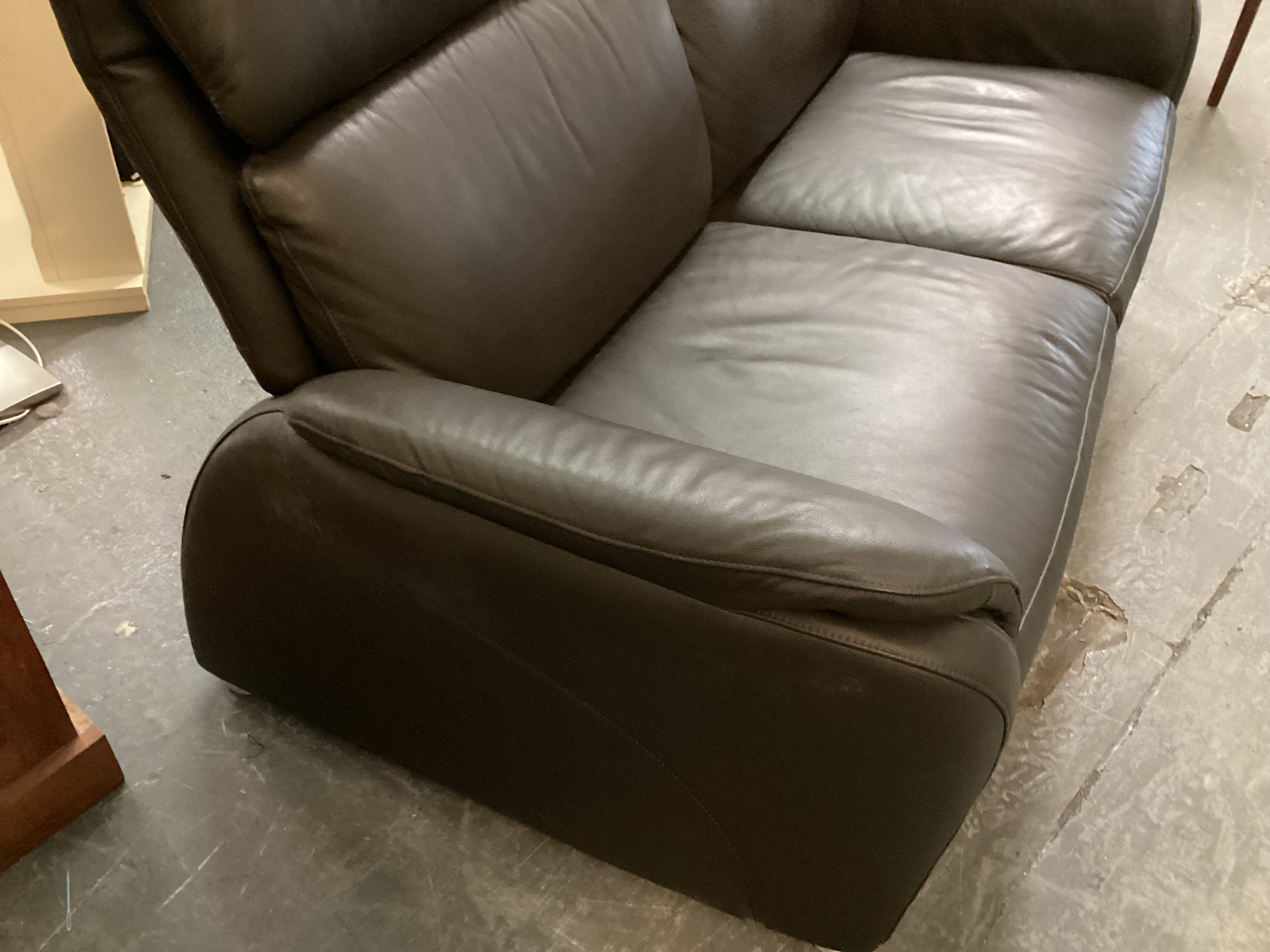 Schillig 2 Seater Leather Sofa