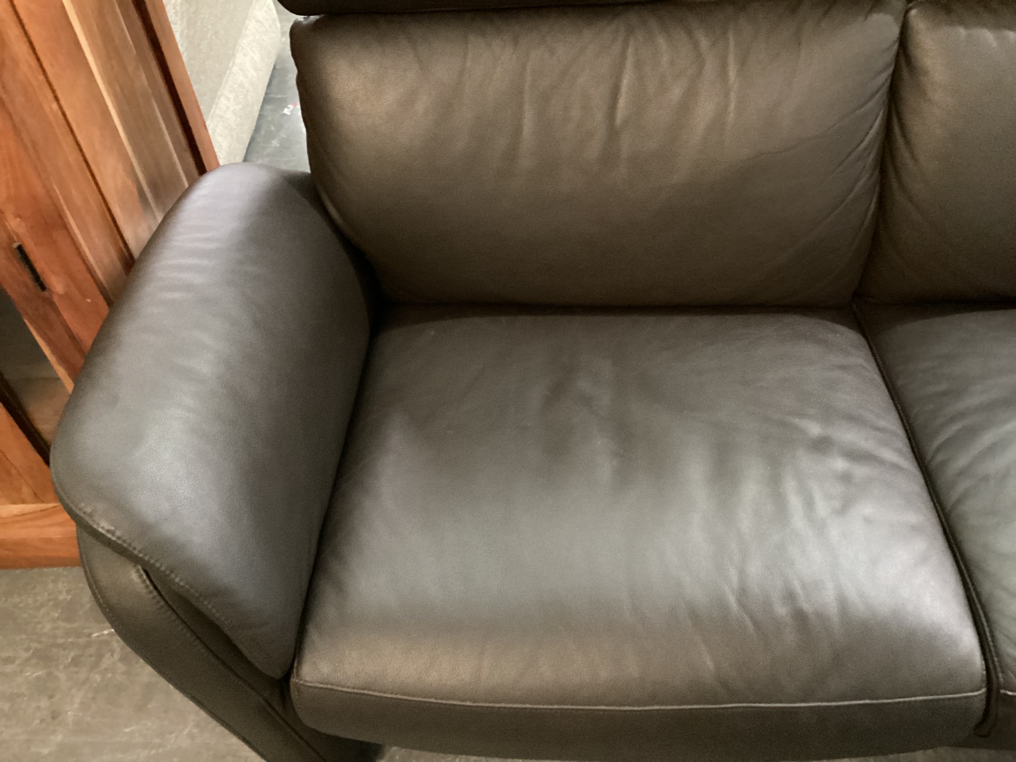 Schillig 2 Seater Leather Sofa