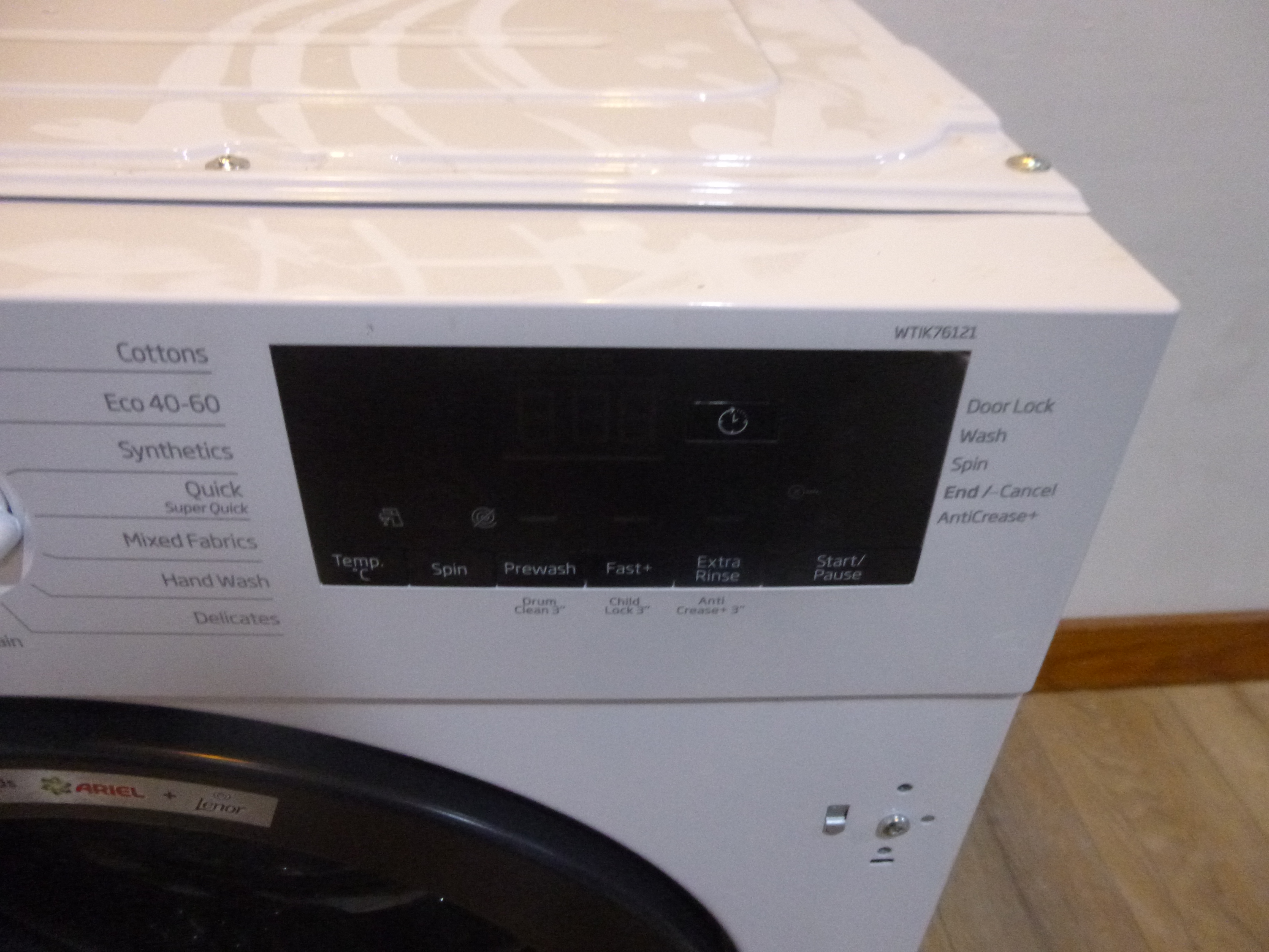 Beko Integrated Washing Machine
