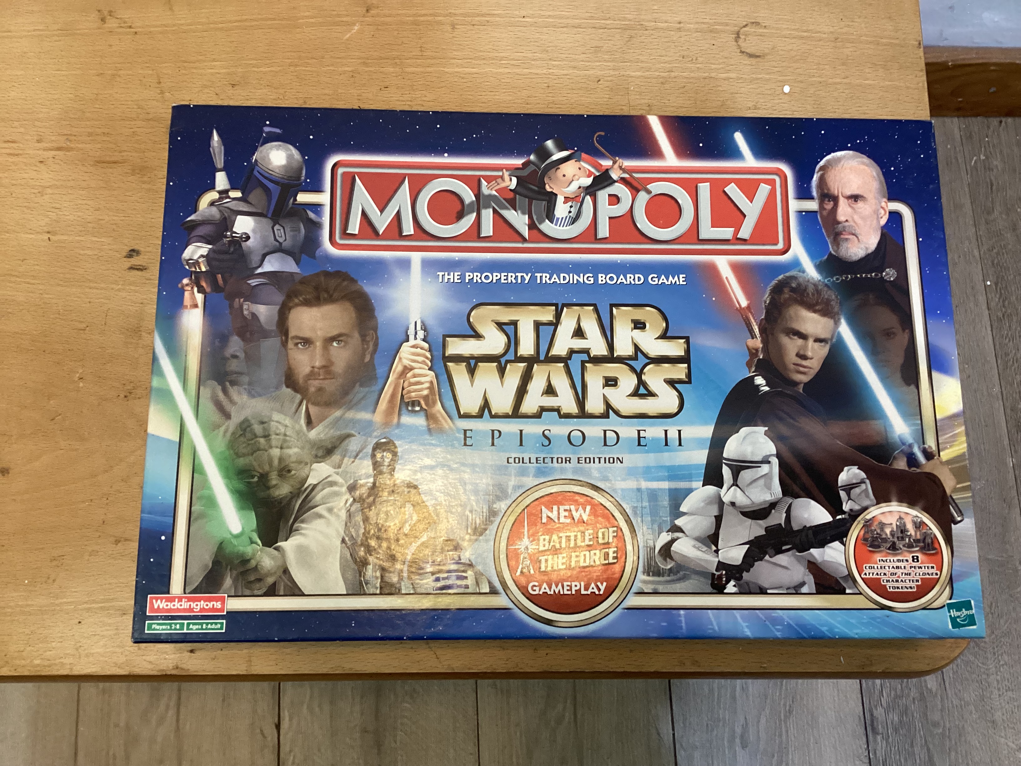 Star Wars Episode II Monopoly Game