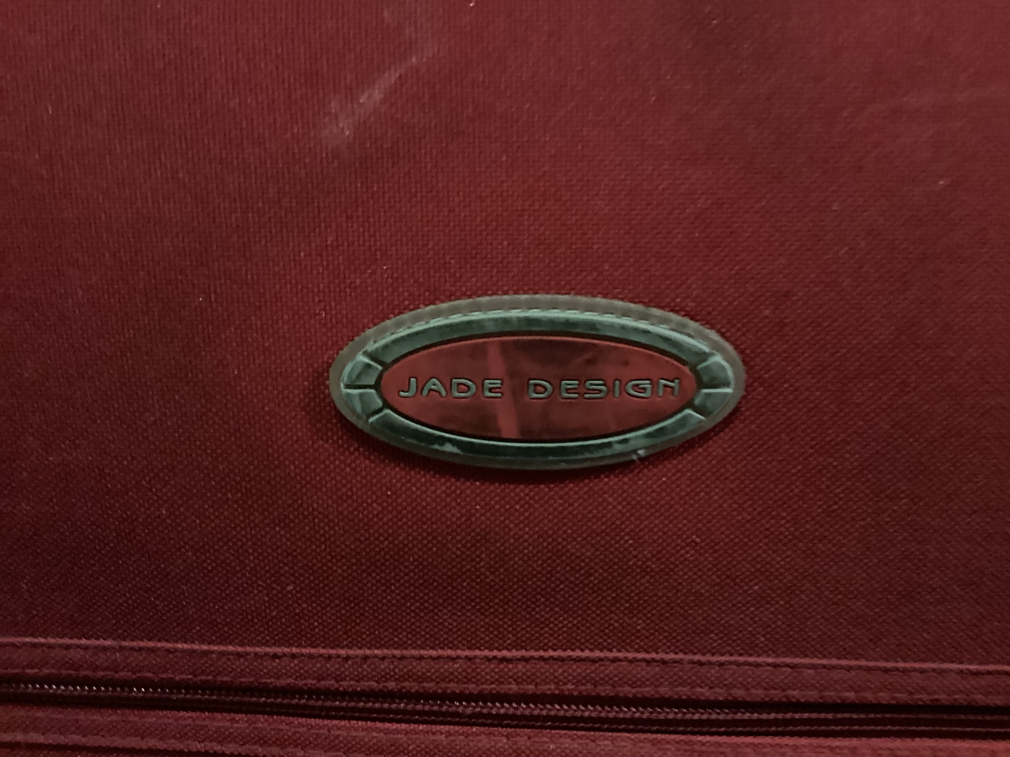 'Jade Design' Red Suitcase