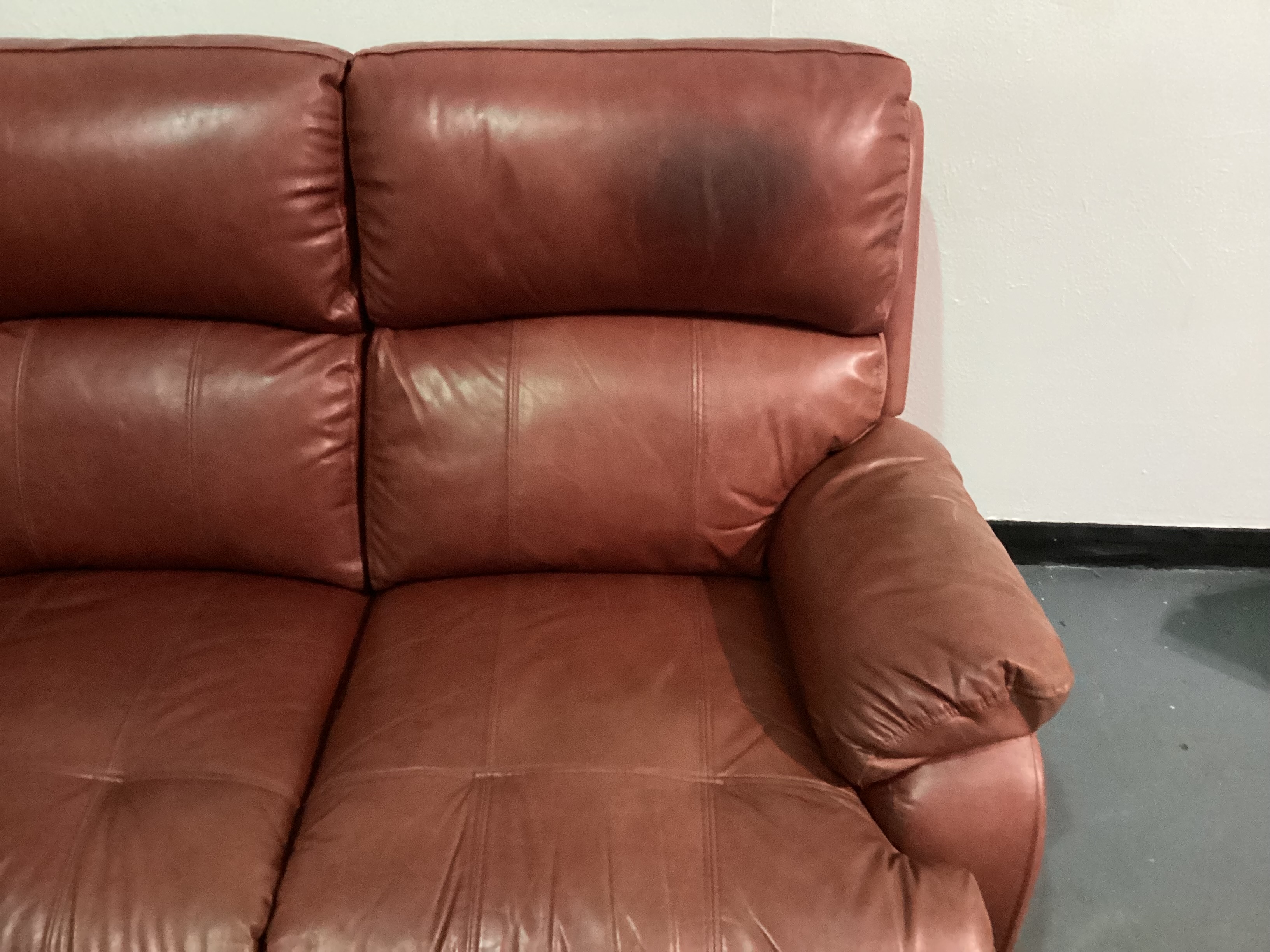 Red Electric Recliner Sofa