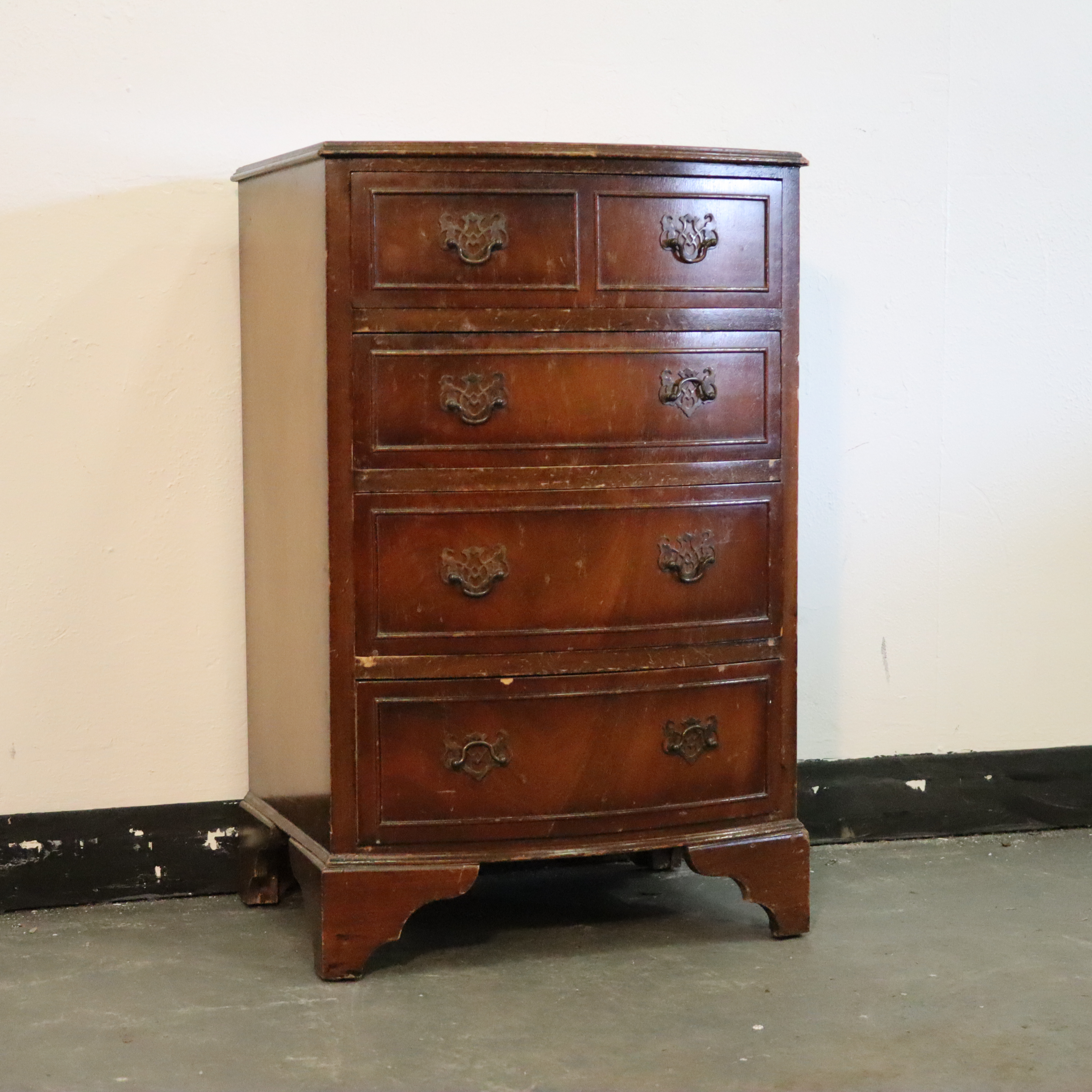 Small Darkwood Chest of Drawers 