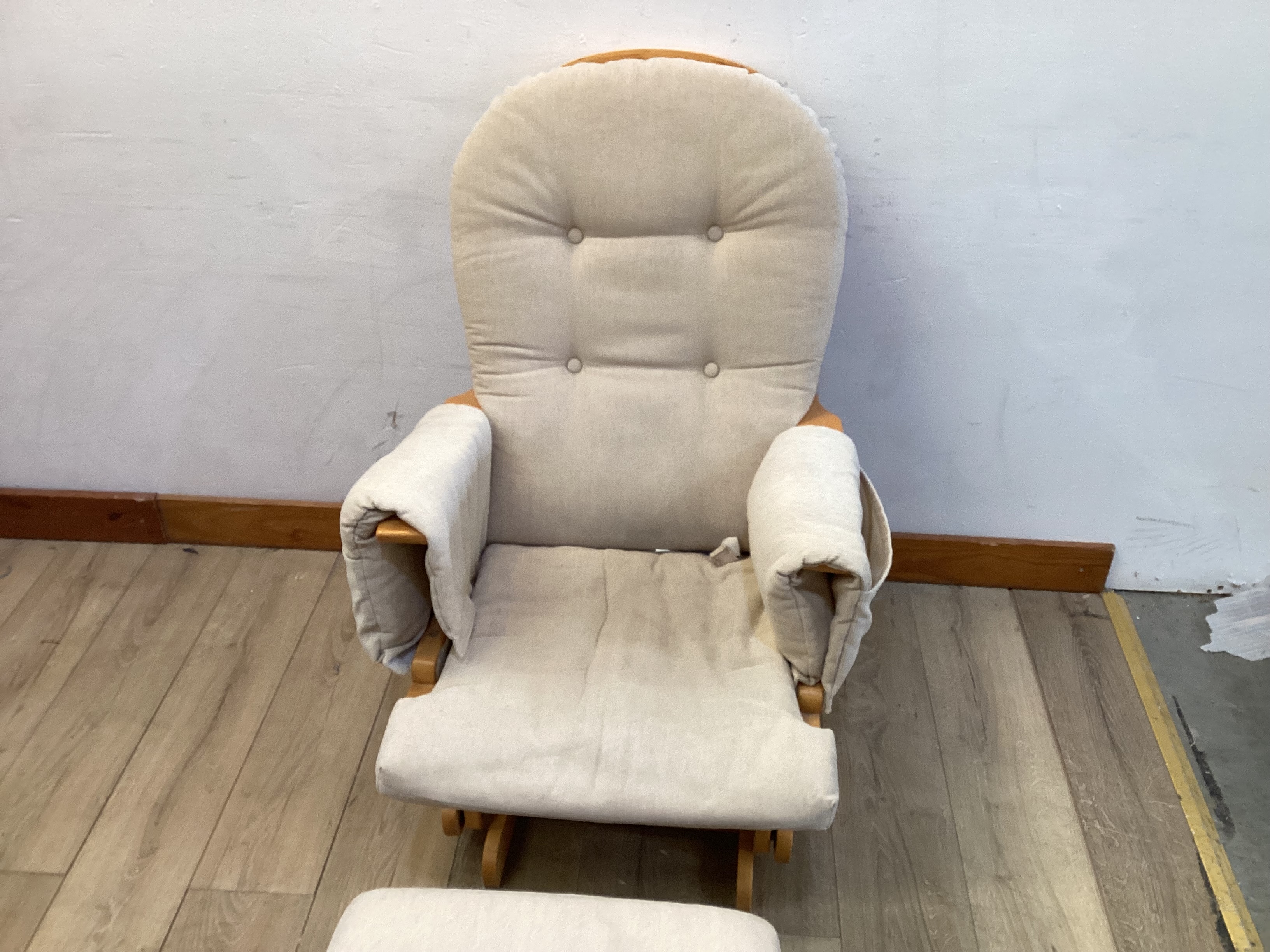Nursing Chair with Foot Stool
