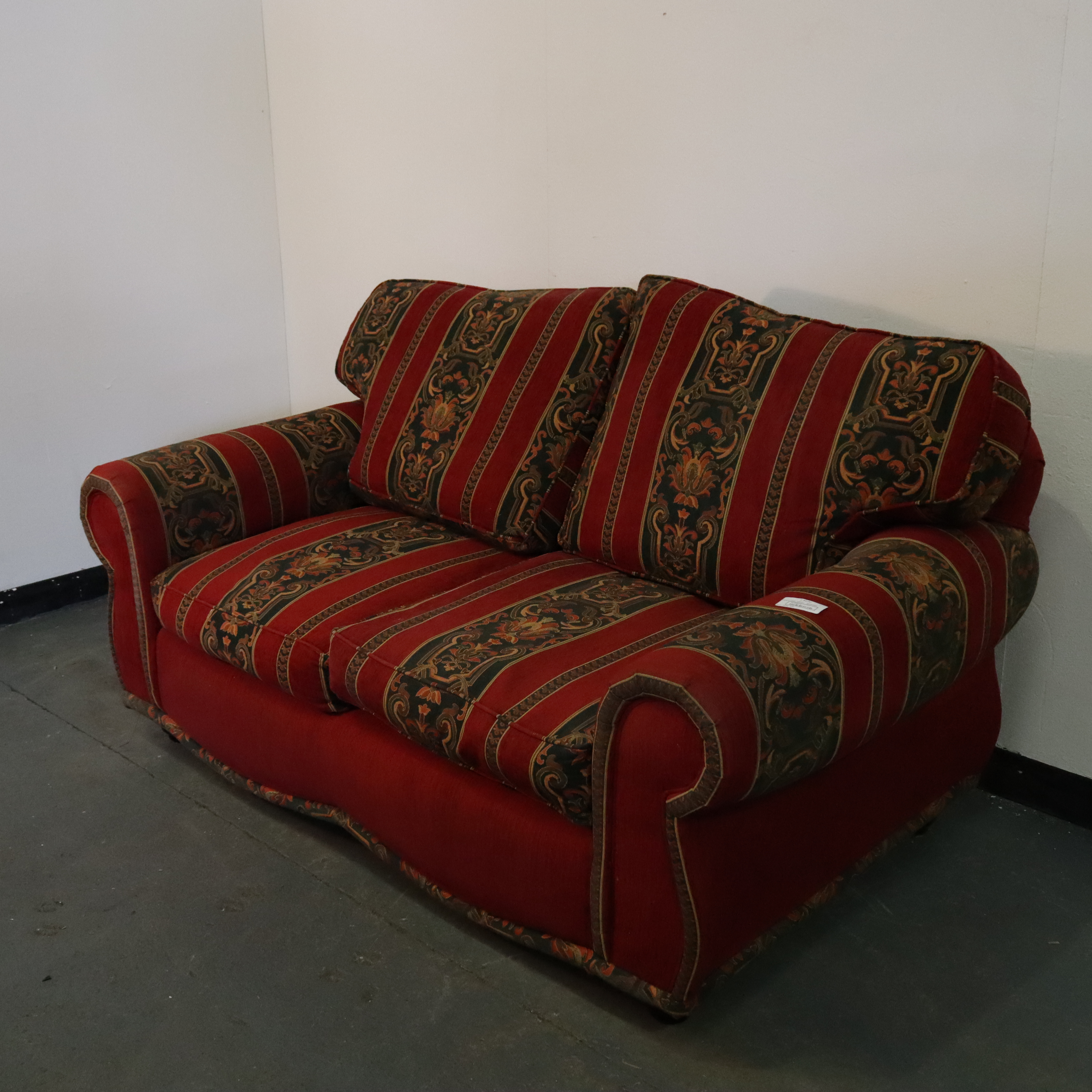 Red 2 Seater Sofa 