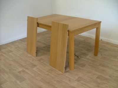 Large Wooden Drop Leaf Table
