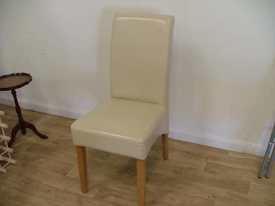 Leather Effect Dining Chair